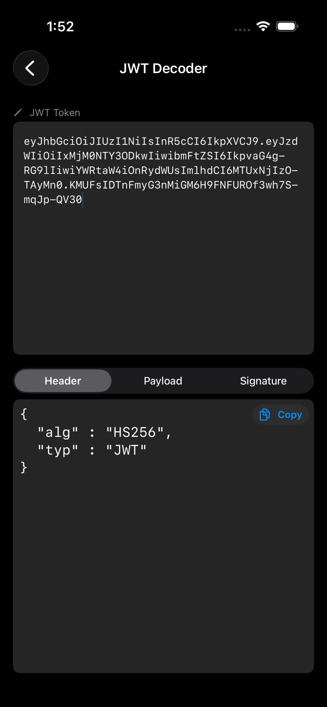 JWT Decoder