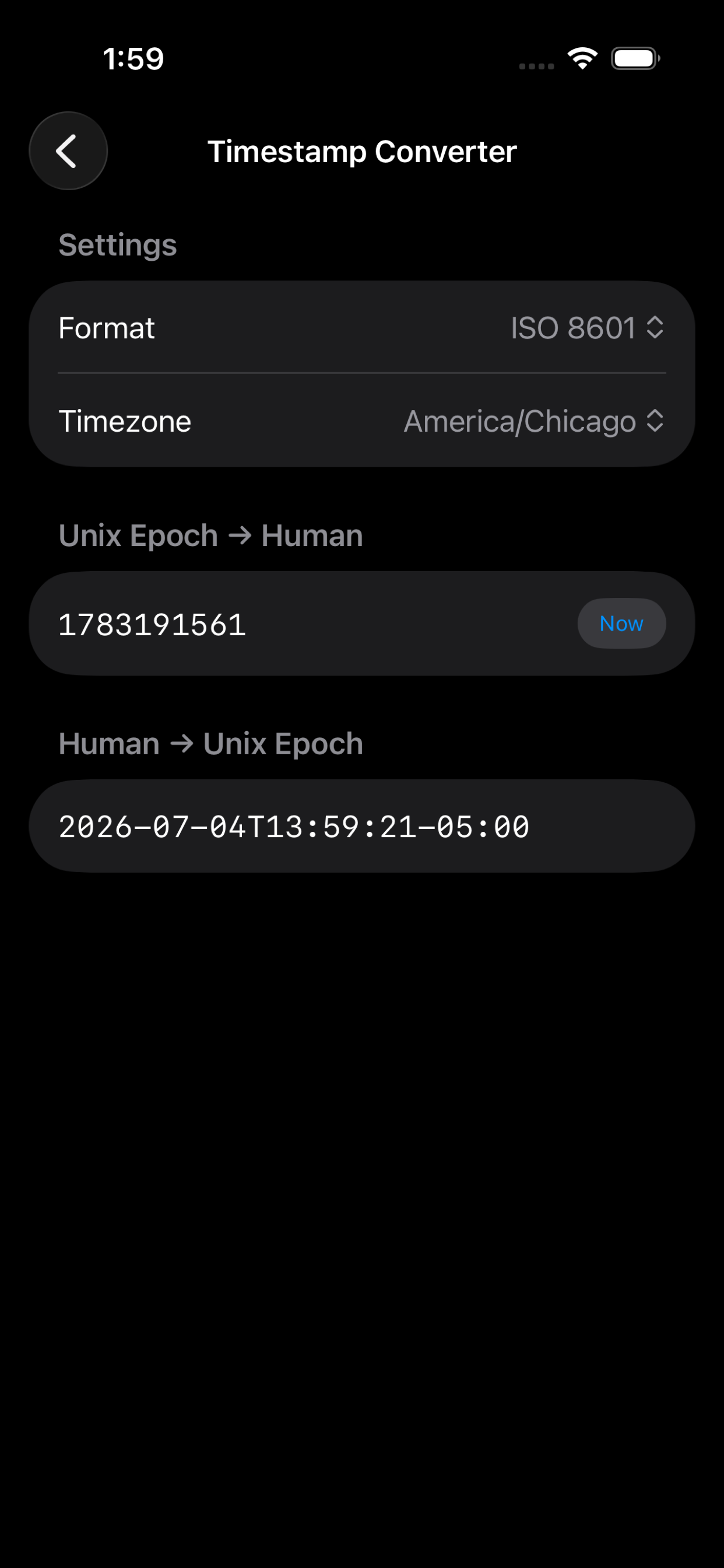 Timestamp Converter